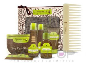 НАБОР - Macadamia Natural Oil (sh/100ml + con/100ml + means/30ml + msk/30ml + con/60ml + brush)