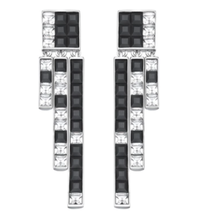 Swarovski | Viktor and Rolf Frozen Crystals Chandelier Pierced Earrings