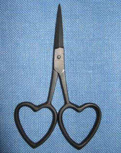 Love Scissors by Kelmscott Designs