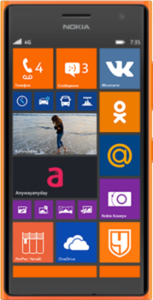 Nokia Lumia 735 зелененький!