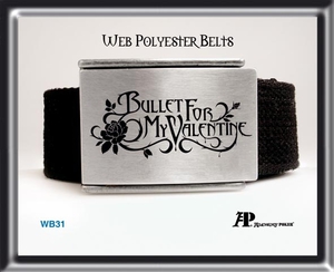 Bullet For My Valentine Logo Web Belt