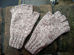 перчатки зимние без пальцев