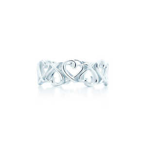 Tiffany Loving Heart Band Ring