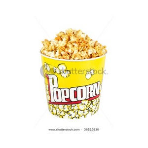 Огромное ведро попкорна