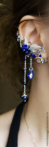 Кафф «Dark Blue Angel»