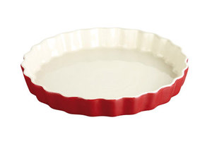Форма для пирога керамическая с волнистым краем
