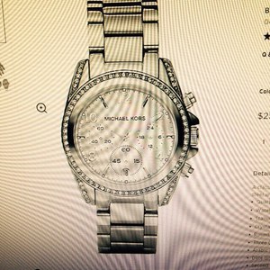 Michael Kors Blair Stainless Steel Chronograph Bracelet Watch