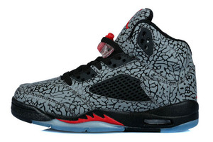 Nike Jordan 3Lab5 Cement Grey/Fire Red-Black Shoe for Women