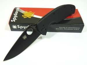 spyderco tenacious black