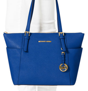 MICHAEL Michael Kors Jet Set Top-Zip Saffiano Tote