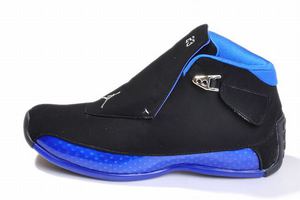 michael retro jordan xviii black blue shoes