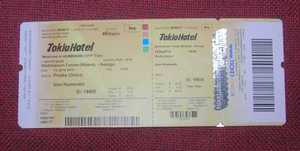 Билет на концерт Tokio Hotel