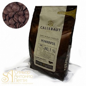 Шоколад Callebaut Select - Темный горький, 80%, 2.5кг. (80-20-44NV)