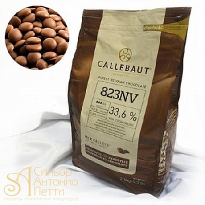Шоколад Callebaut Select - Молочный, 33.6%, 2.5кг