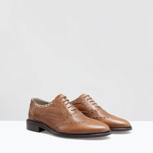 LEATHER BLUCHER