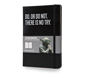 Moleskine Star Wars (нелинованная), Large (13х21 см), черная