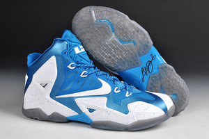 Nike LeBron James 11 XI Blue/White Colors NBA Shoes