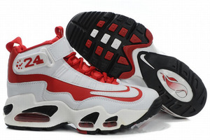 womens red and white air griffey max i shoes