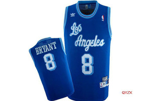 Los Angeles Lakers #8 Kobe Bryant Men Size Swingman Jersey Blue