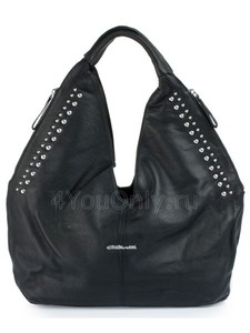 сумка черная, из натуральной кожи, без цветных ставок, большая и мягкая, не тяжелая