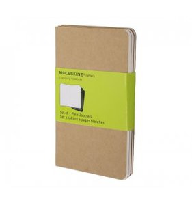 Moleskine Cahier нелинованые бежевые