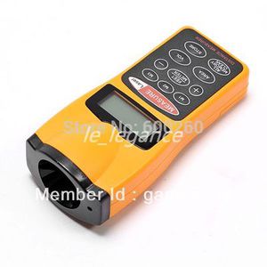 Durable LCD Ultrasonic Laser Pointer Distance Measurer 60F