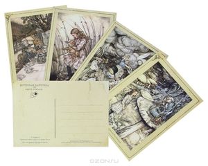 Набор открыток "Приключения Алисы в Стране чудес"