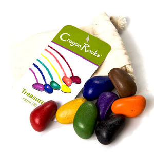 Восковые мелки-камешки 8 цветов