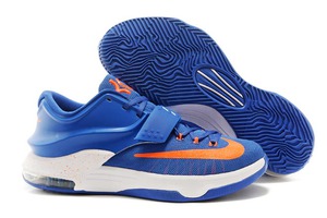 Nike Kevin Durant Zoom KD VII Sneakers Blue/White/Orange