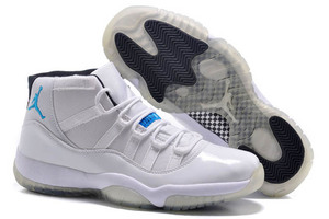 Nike Air Michael Jordan Retro XI 11 "Legend Blue" Basketball Sneakers White/Black/Blue Colorway