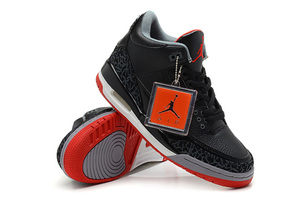 Nike Air Jordan Retro 3 Bred Mens Shoes