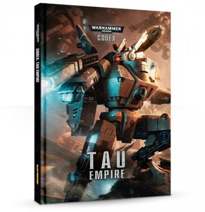 Модельки Warhammer 40k Tau Empire, а так же Кодекс Тау и общие правила.