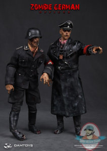 1/6 Scale WW II Zombie German-SS Officer & Soldier Set by Dam