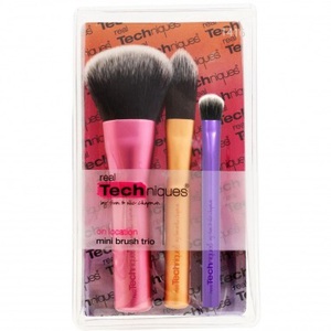 Мини - набор из 3 кистей REAL TECHNIQUES Mini Makeup Brush Trio