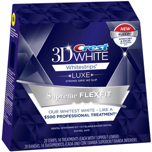 Crest 3D White Luxe Whitestrips Supreme FlexFi