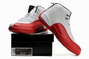 Jordan 12 Nike Air Shoes Size14 Size15 White Red Colorways