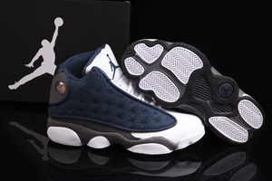 Flints Nike Shoes("University Blue"/White Flint/Grey) Womens Retro 13 Jordan