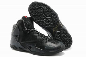 Nike LeBron James 11 Black Color Basketball Sneakers