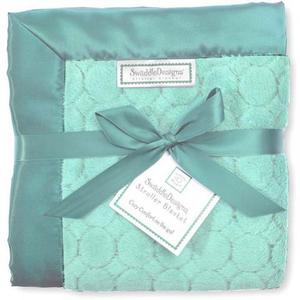 SWADDLE DESIGNS Inc. США плед детский Stroller Blanket Turquoise Puff C