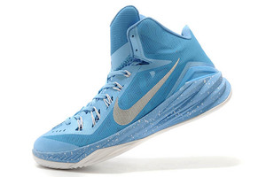 Lunar Hyperdunk 2014 Ice Blue/University Blue/Metallic Silver/White Colorway Mens Nike Brand Sneakers