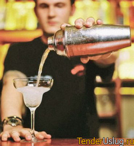 Поработать барменом