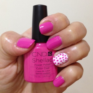 CND Shellac Hot Pop Pink 7,3 мл