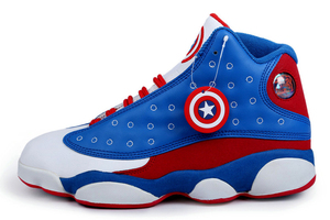 Retro Jordan 13 Captain America Nike Mens Shoe