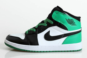 Air Retro 1 DMP White With Green/Black Color Jordan Mens Shoe