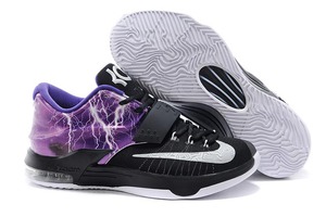 Lightning KD 7 Sneakers Purple Black White Colorway for Men