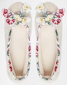 Totes | Totes Floral Ballet Slippers at ASOS