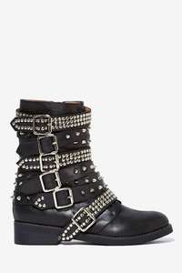 Jeffrey Campbell Cruzados Leather Boot | Shop Shoes at Nasty Gal