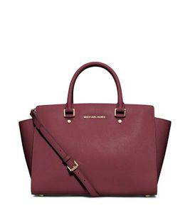 Michael Kors Selma Large Satchel (цвета claret или navy)