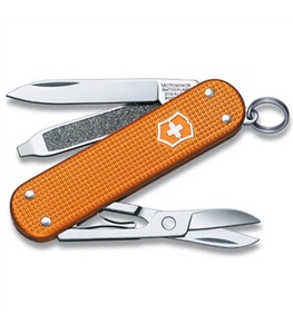 Нож-брелок Victorinox 0.6221.L28 Alox, 58мм, оранжевый