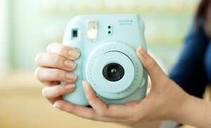 polaroid fujifilm instax mini 8 blue